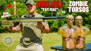 950 JDJ FAT MAC vs Zombie Torsos The World’s Most Powerful Rifle [upl. by Devol55]