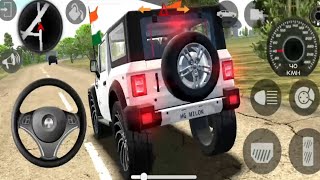 Dollar levelsong Sidhu moosewala 📛📛।।Indian car Simulator 3d Mahindra Thar Gameplay video Part [upl. by Coppins]