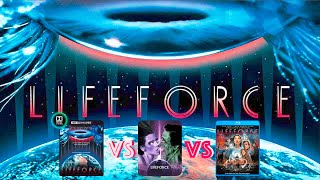 ▶ Comparison of Lifeforce 4K 4K DI Dolby Vision vs 2013 vs 2018 REMASTERED Edition [upl. by Animlehliw660]