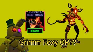 Is Grimm Foxy OP  Five Nights Tower Defense [upl. by Spanjian779]