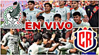 COSTA RICA VS MÉXICO EN VIVO HOY VER PARTIDO DE PREMUNDIAL SUB20 CONCACAF [upl. by Ignaz]