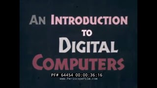 REMINGTON RAND UNIVAC INTRODUCTION TO DIGITAL COMPUTERS 1960s MAINFRAME COMPUTING FILM 64454 [upl. by Avilla]