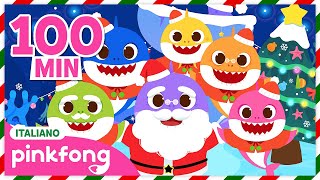 🎄 Canzoni di Natale per Bambini  CompilazioneㅣPinkfong Bimbo Squalo Canzoni per Bambini [upl. by Alusru914]