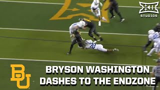 Baylors Bryson Washington Touchdown Run [upl. by Nueoht]