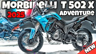 The 2025 Morbidelli T502X Adventure 486 cc Twin Cylinder [upl. by Nnylrac]