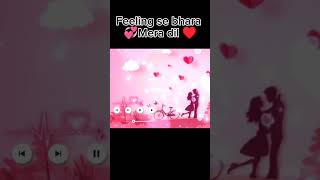 feeling se bhara mera dil ♥️ song ❤️‍🩹 love song 💯 song lovesong [upl. by Dorolisa]