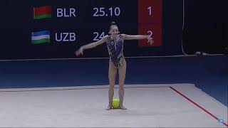 Anastasia SALOS BLR Ball EF  World Cup Tashkent 2021 [upl. by Medorra]