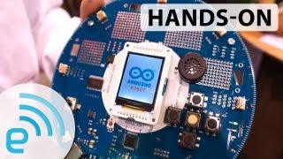 Arduino Robot handson  Engadget at Maker Faire 2013 [upl. by Anitram]