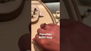 Pomellato  NUDO Ring White Topaz  Jewelry try on [upl. by Ajak78]