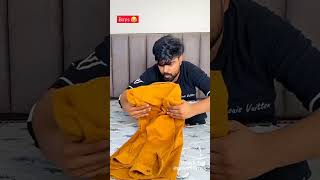 Girls vs boys  iron clothes 🤣🤣 Radhakrishna video creator 😘❤️ 1224 funny youtube [upl. by Rep]