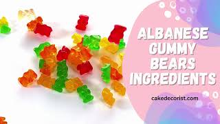 Albanese Gummy Bears Ingredients [upl. by Beaufert]