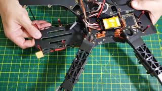 Parte 7  Montando DRONE TBS Discovery  Fixando cabos NAZA V2 [upl. by Enrica]