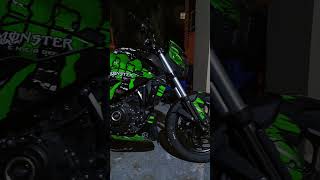 Dominar 250 Monstet Design motorcycle automobile vinly wrap shorts [upl. by Ymia]