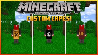 Custom Capes AddOn for Minecraft  Minecraft Bedrock 119  120 [upl. by Tenner968]