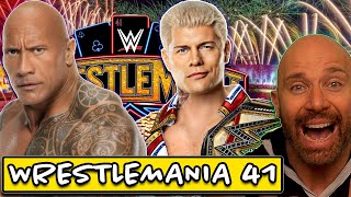 Predicting The WrestleMania 41 Card before it makes sense [upl. by Garrity]