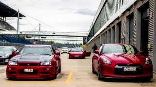 Nismo Trackday 09052015 Lausitzring  Nissan Skyline R34 GTR [upl. by Kornher814]