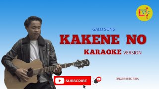 Kakene No  RITO RIBA  Karaoke with Lyrics [upl. by Carvey]