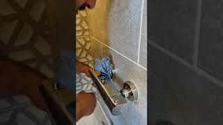 How to fit a bar mixer shower using wall plates [upl. by Eednas]