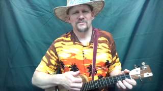 Kokomo  Beach Boys ukulele tutorial by MUJ [upl. by Ytinirt]