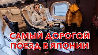 САМЫЙ ДОРОГОЙ ПОЕЗД В ЯПОНИИ Вагоны премиум класса в скоростных поездах Синкансэн в Японии [upl. by Ramoj]