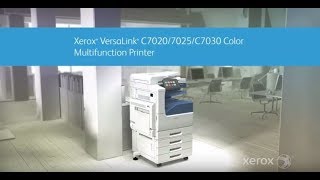 Xerox® VersaLink C7000 Series Color Multifunction Printer [upl. by Onid]