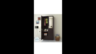 Flipkart Perfect Homes Julian Engineered Wood 2 Door Wardrobe Finish Color Espresso Mirror Included [upl. by Aubreir]