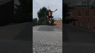 82424  trying to ollie the hip on a dinghy cruiser landyachtz skateboarding [upl. by Einram]