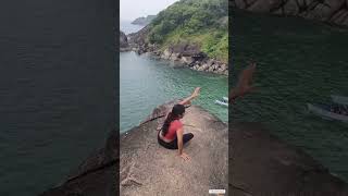 Deepthi Sunaina New video Goa [upl. by Ikik]