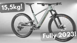 EBIKE 2023 Scott Lumen Eride TQ 2023 Fully EMTB Mountainbike Das leichteste EBike Fully der Welt [upl. by Anaiv]