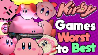 Ranking Every Kirby Game [upl. by Mira]