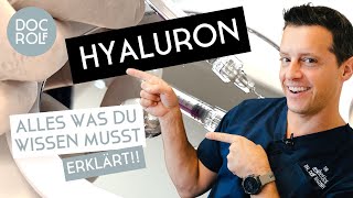 HYALURON Was ist das amp wie wird es verwendet Dr Rolf Bartsch [upl. by Sillyhp]