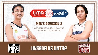 UNSADA vs UNTAR  Mens Division 2  Jakarta  Oct 12 [upl. by Bradeord]