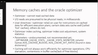 Oracle Optimizer Performance Monitoring And Tuning 3 of 3 [upl. by Nolie]