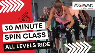 30 Minute Spin® Class  FAT TORCHING Indoor Cycling Workout for BEGINNERS amp ALL LEVELS [upl. by Mcafee]