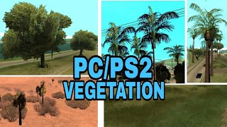 GTA SA ANDROID Original PCPS2 Vegetation Mod [upl. by Nagam]