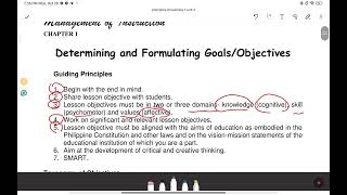 PT C3L1 ObjectiveRelated Principles of Teaching [upl. by Hugh923]