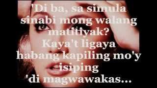 KAHIT NA Lyrics  SHARON CUNETA [upl. by Ynhoj]