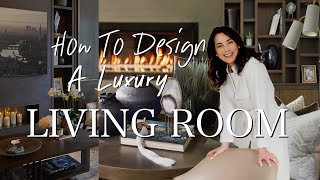 HOW TO DESIGN A LUXURY LIVING ROOM  Behind The Design  LGCineBeam [upl. by Gilbertina174]