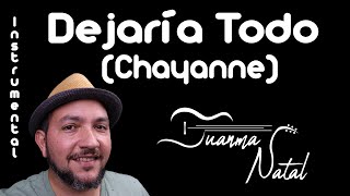 Dejaría Todo Chayanne INSTRUMENTAL  Juanma Natal  Guitar  Cover  Lyrics [upl. by Stephana370]