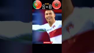 Portugal🇵🇹 🆚 Morocco🇲🇦 World Cup Quarterfinal football urcristiano shorts video FactIntel [upl. by Avla201]