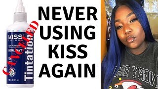 NAVY BLUE HAIR TUTORIAL  NEVER USING KISS TINTATION AGAIN  ALIPEARL BODYWAVE HAIR [upl. by Caryl]