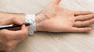 How To MEASURE Your Wrist for a watch [upl. by Fagen222]