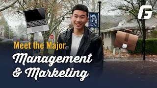 Why I Picked the Management amp Marketing Degree  Meet the Major [upl. by Ahsiekat205]