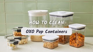 How To Clean OXO Pop Containers 7 Superb Steps To Clean It [upl. by Ahsemit]