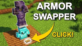 EASY Armor Stand Swapper in Minecraft 121 Tutorial [upl. by Silverman494]