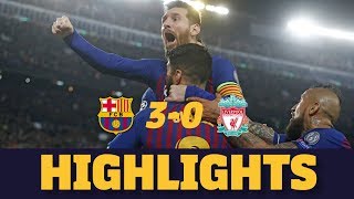 BARÇA 30 LIVERPOOL  Match highlights [upl. by Chimene]