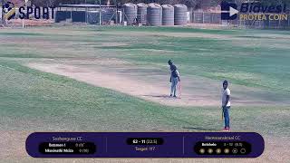 Hammanskraal CC vs Soshanguve CC Live 45 Over Cricket Match Gijima Sport [upl. by Adnav275]