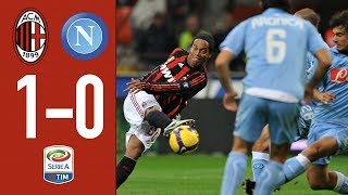 Milan 10 Napoli  Highlights  Ronaldinho GOAL [upl. by Ahsilrae]