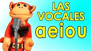 La Canción de las Vocales TODAS LAS LETRAS A E I O U  Show del Mono Sílabo leyendojuntos [upl. by Loydie]