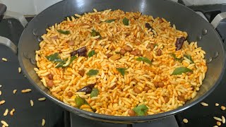 காரப்பொரி karapori spicy puffed rice  murmura  spicy murmura chivda garlic murmura sevsnacks [upl. by Acired]